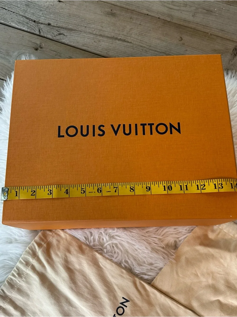 Empty Louis Vuitton Box + 2 Dust Bags
